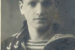Mikhail Makhover in a sailor's military uniform