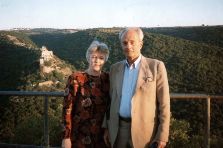 Lev Galper with his niece Elena