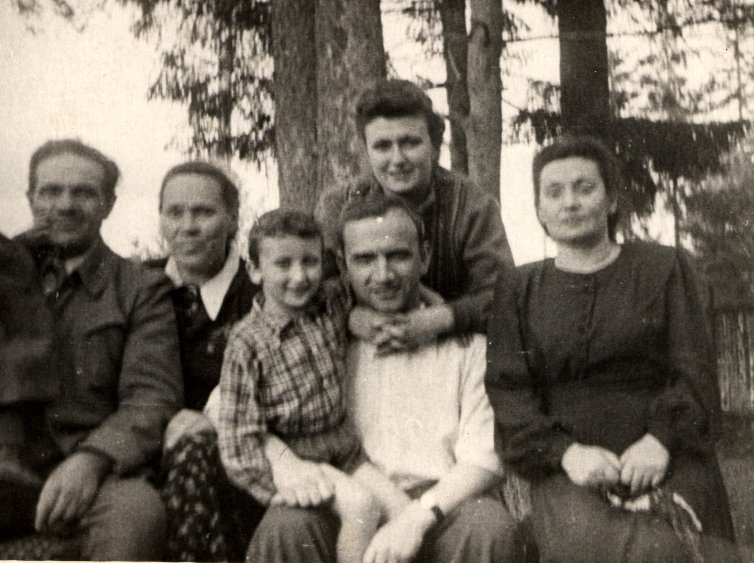 Berta Zelbert with her family